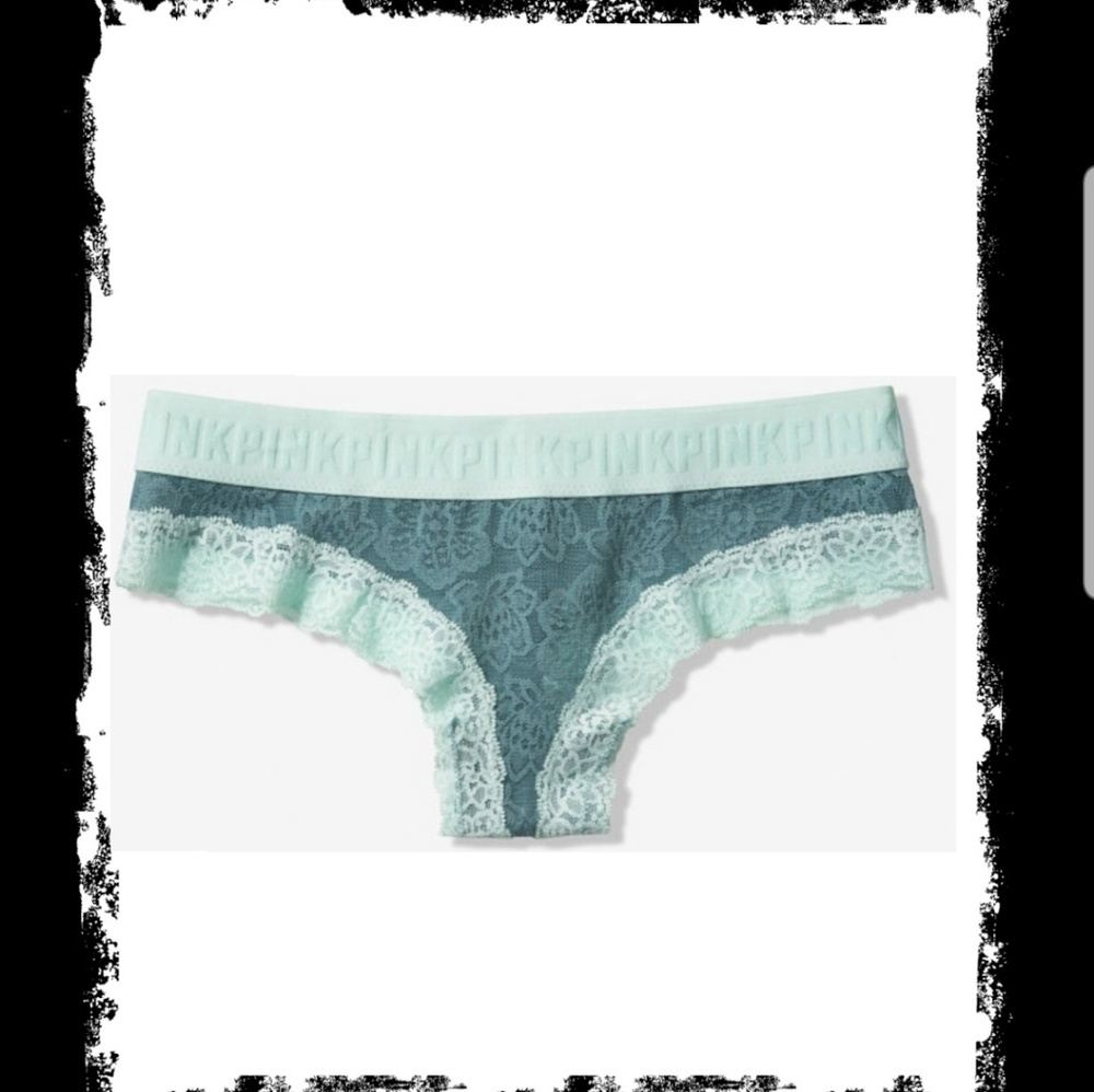 Pink by VS Lace Cheekster Panties